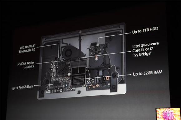 《國際電子商情》蘋果發(fā)布會與傳說中的iPad Mini。強(qiáng)大的NVidia Kepler顯示核心讓新款iMac依舊是很多設(shè)計(jì)師的首選工具，ivy Bridge和藍(lán)牙4.0也很符合潮流