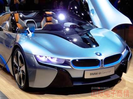 2012年度巴黎車展:BMW i8概念車能以全電動方式運轉(zhuǎn)